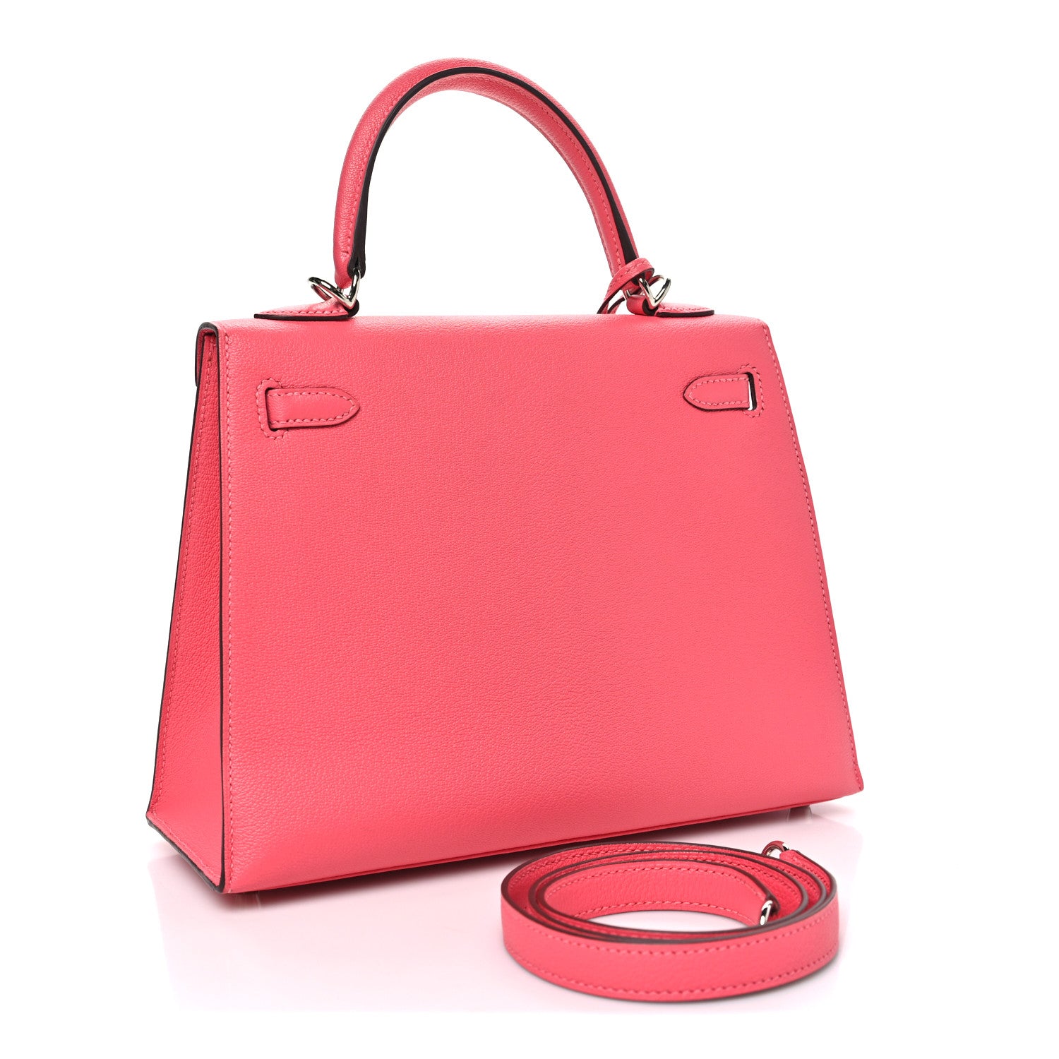 Hermes Chevre Chandra Kelly Sellier 25 Rose Lipstick 3 of 10