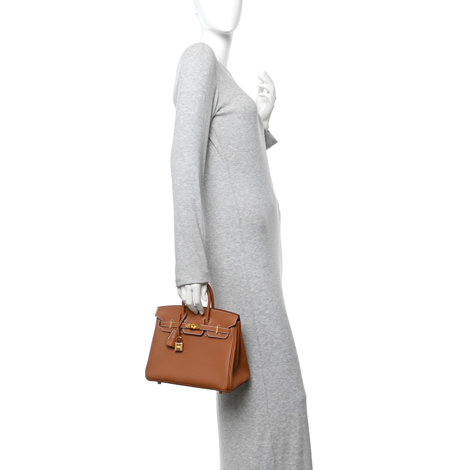 Hermes Togo Birkin 25 Gold 2 of 10