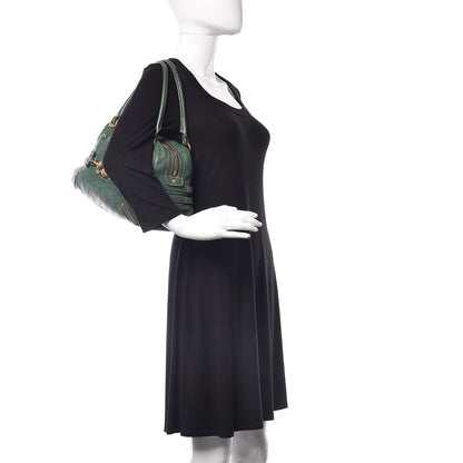Gucci Guccissima Large Wave Boston Green 2 of 15