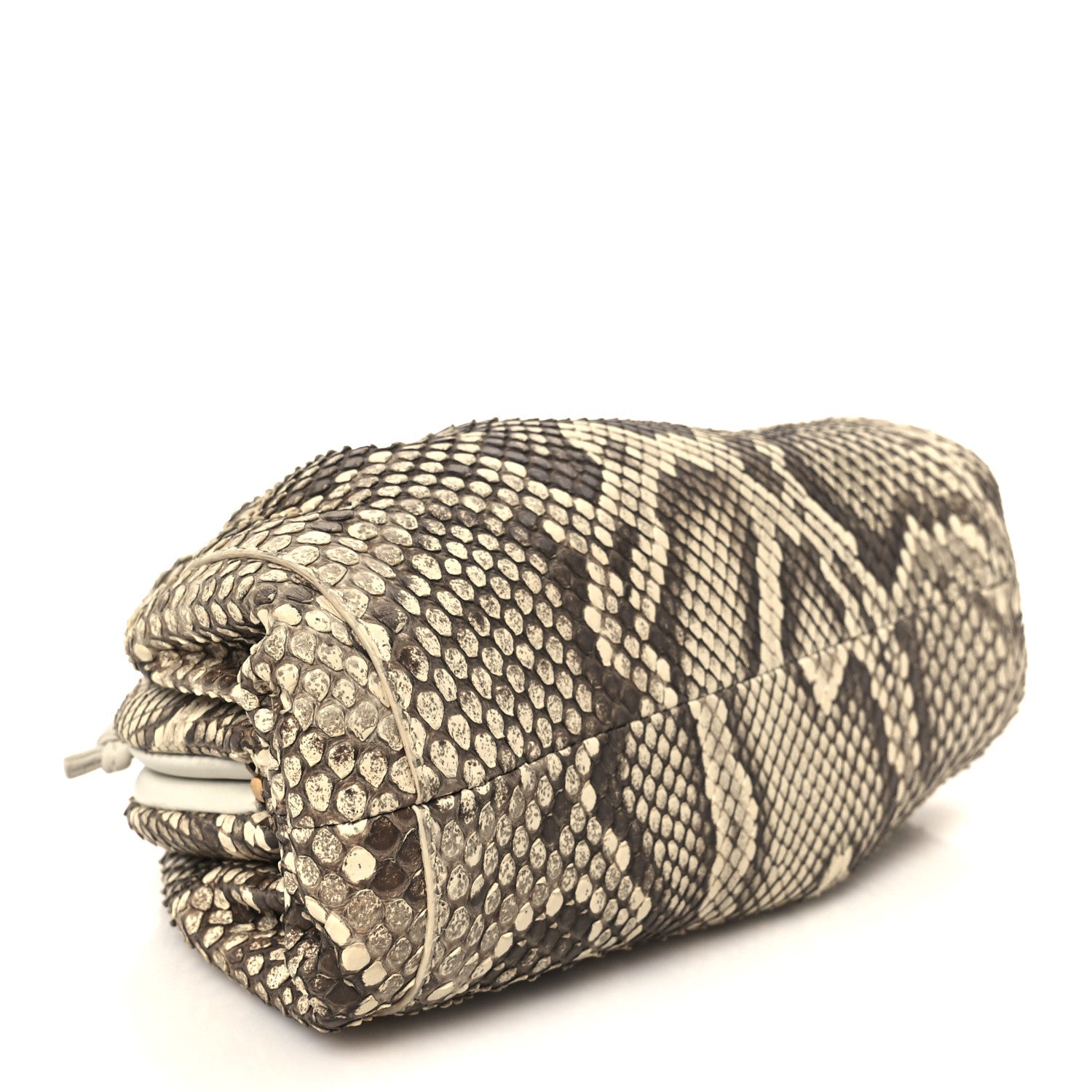 Bottega Veneta Snakeskin The Mini Pouch Brown 4 of 11