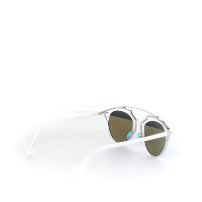 Christian Dior Mirrored So Real Sunglasses Crystal Silver White 3 of 7