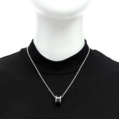 Bulgari Sterling Silver Ceramic Save The Children Pendant Necklace 2 of 5