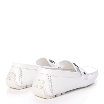 Louis Vuitton Calfskin Mens Monte Carlo Moccasin Loafers 6 White 4 of 10