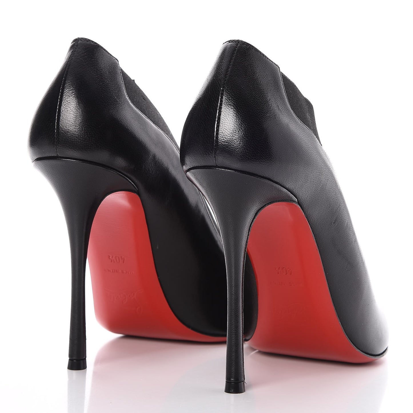 Shiny Nappa Toot Couverte 100 Pumps 40.5 Black