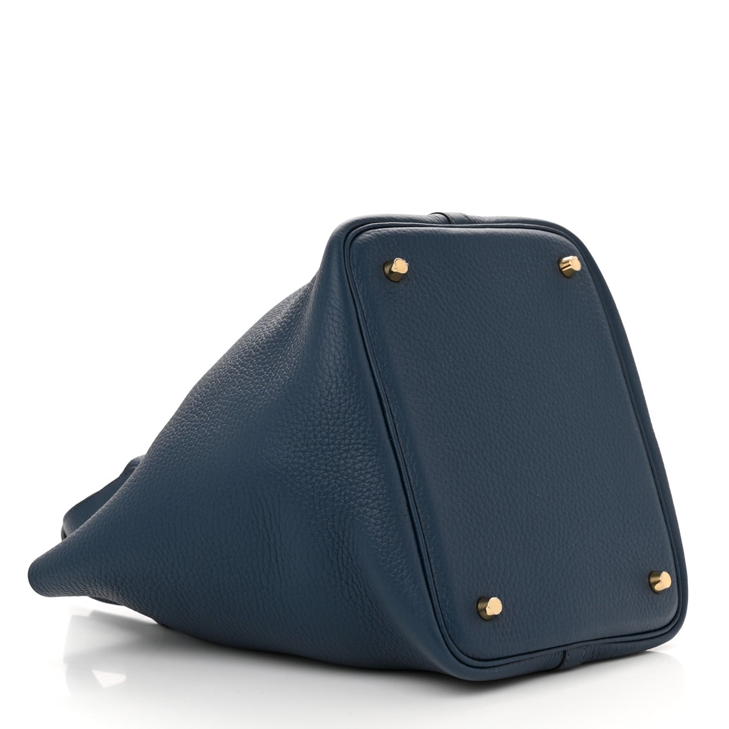 Taurillon Clemence Picotin Lock 22 MM Bleu De Prusse