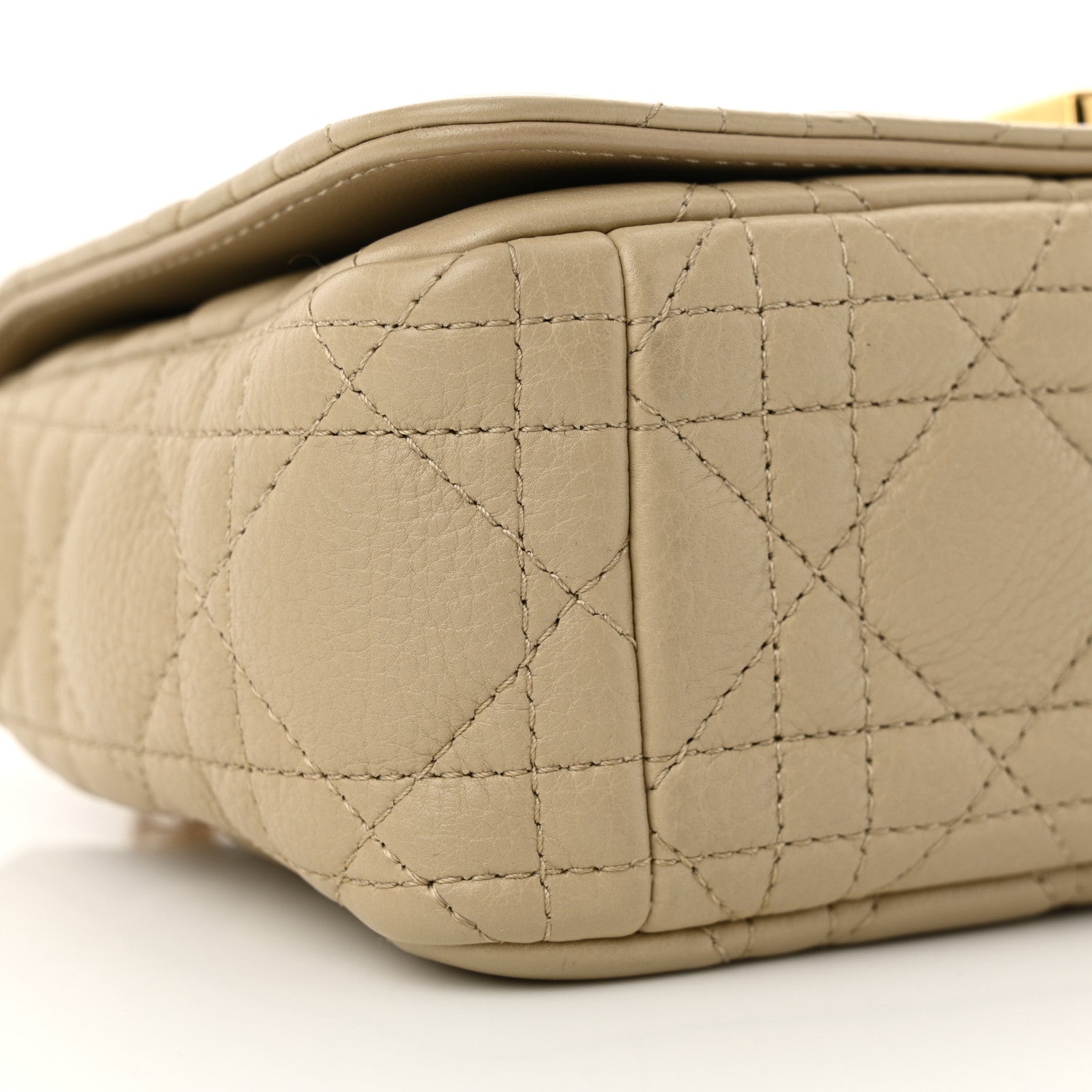 Christian Dior Calfskin Cannage Small Caro Bag Beige 9 of 11