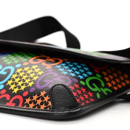 Gucci GG Supreme Monogram Psychedelic Slim Belt Bag Black 10 of 10