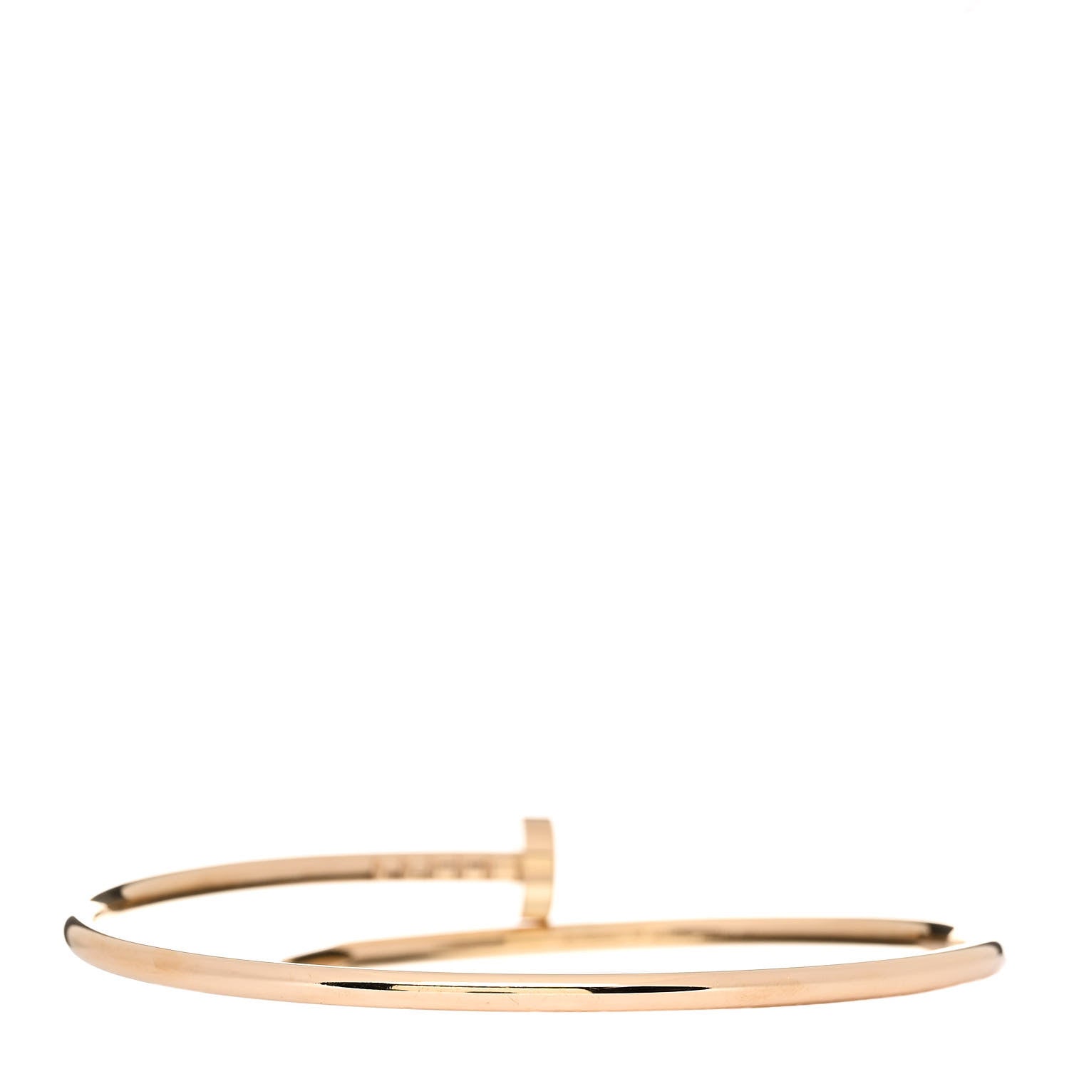 Cartier 18K Yellow Gold Small Juste Un Clou Bracelet 17 2 of 4