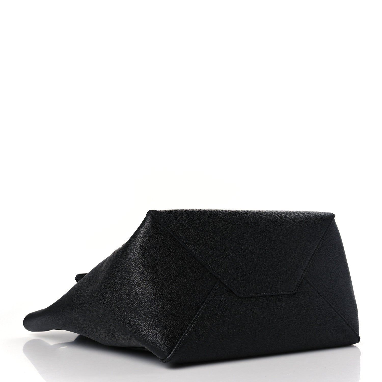 Celine Soft Grained Calfskin Small Belt Cabas Phantom Black 4 of 9