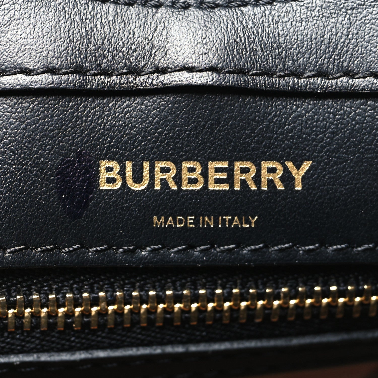 Burberry Smooth Calfskin Canvas Check Mini Pocket Bag Black 6 of 10