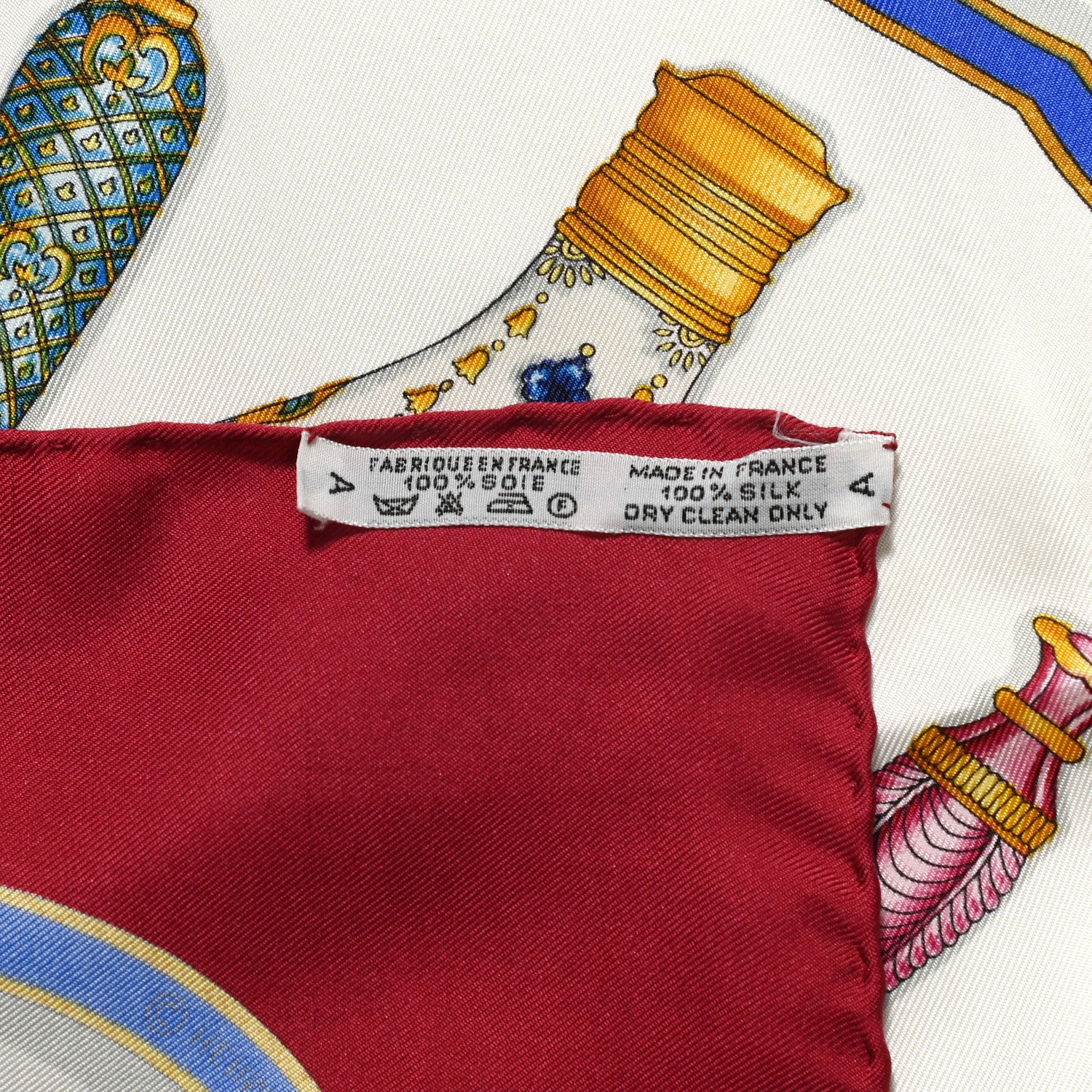 Hermes Silk Qu Importe Le Flacon Scarf 90 7 of 7