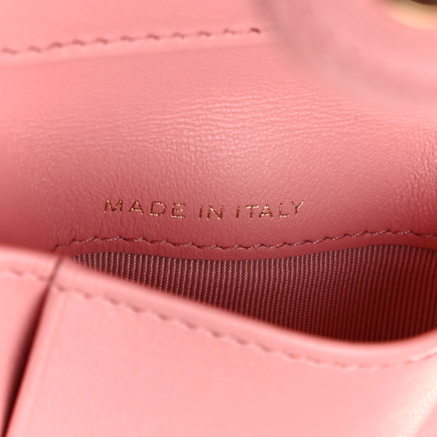 Chanel Caviar Flat Chevron Quilted Compact Flap Wallet Pink 6 of 8