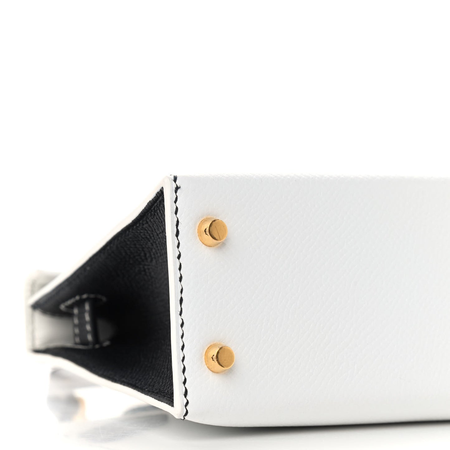 Epsom Mini Horseshoe Kelly Sellier 20 White Black