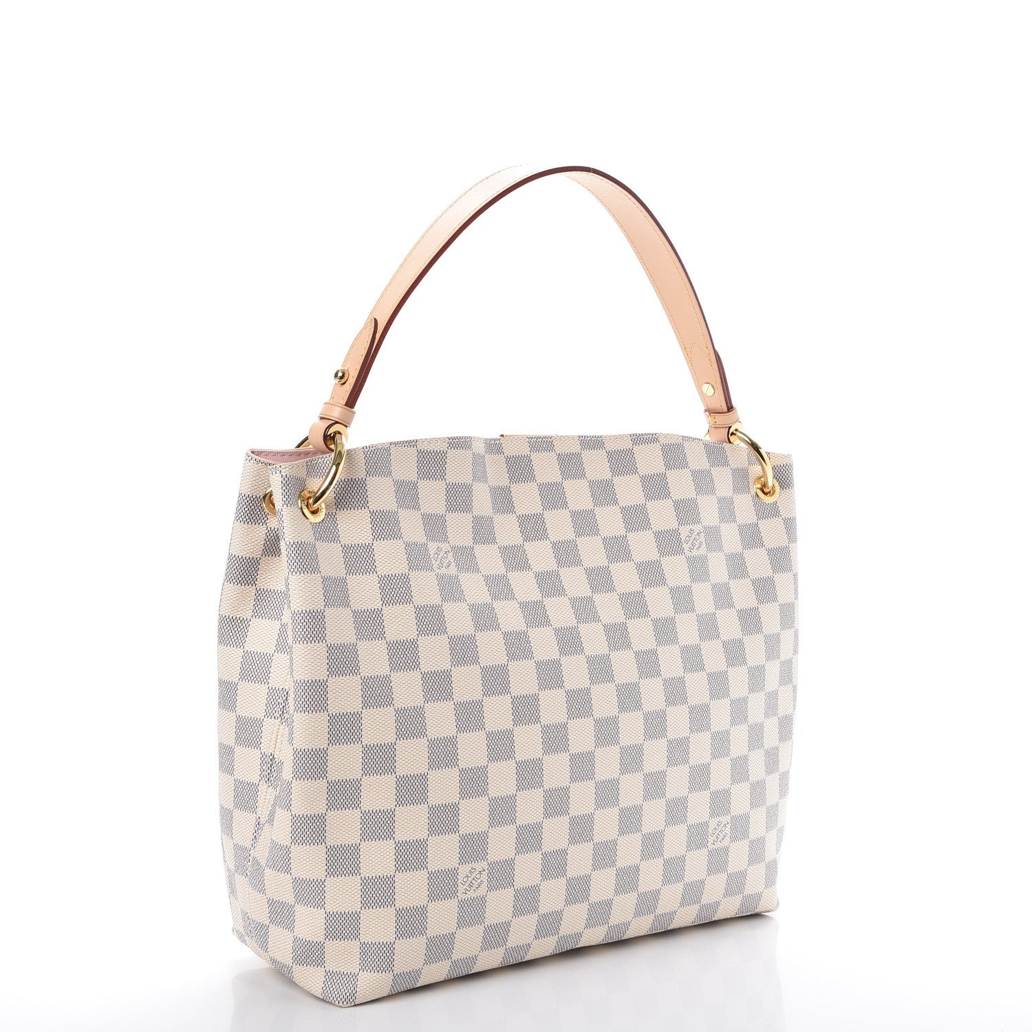 Louis Vuitton Damier Azur Graceful PM Rose Ballerine 3 of 8