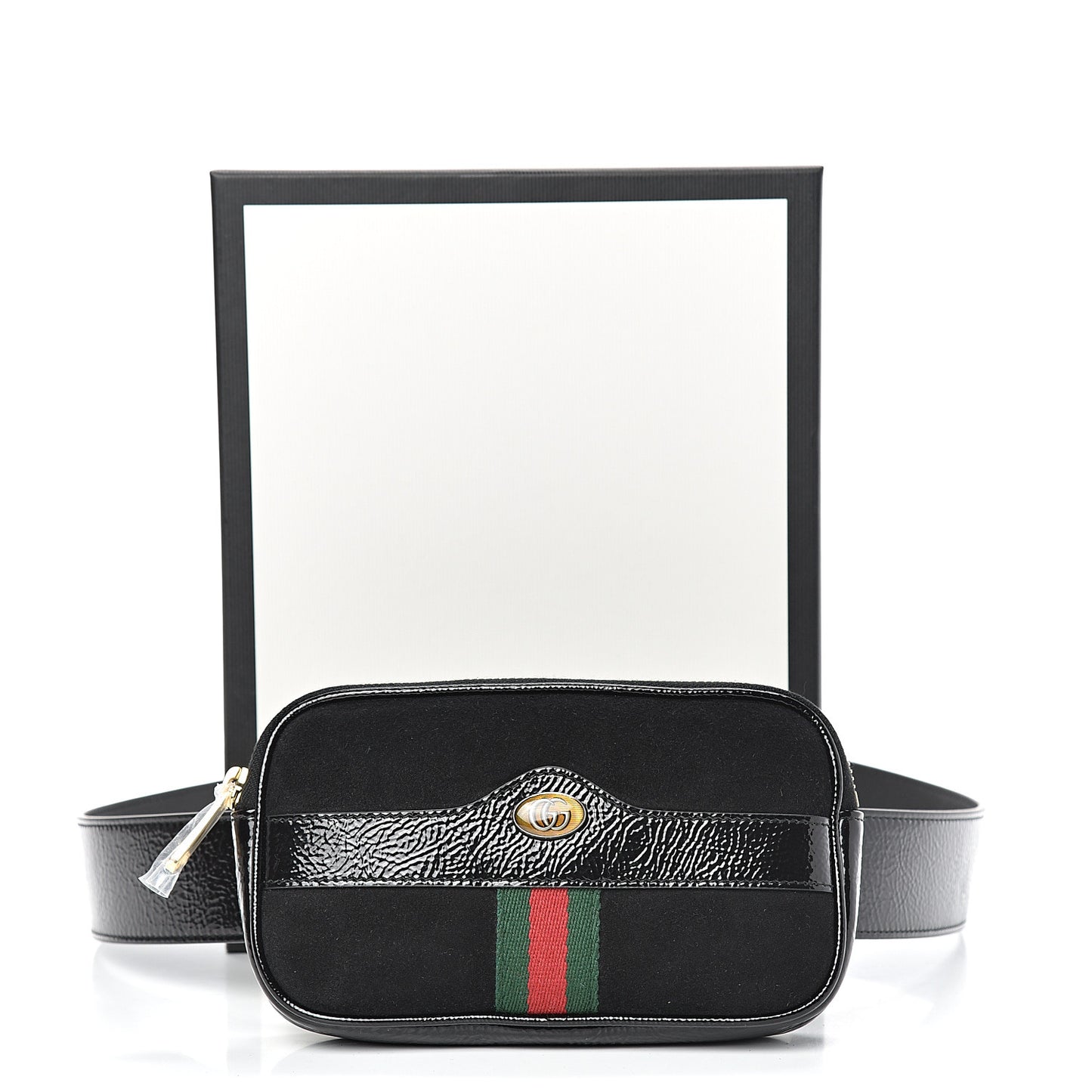 Suede Patent Ophidia Belted iPhone Case 95 38 Black