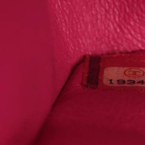 Lambskin Quilted Medium Double Flap Dark Pink