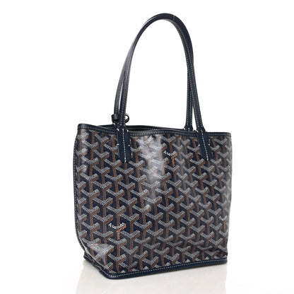 Goyard Goyardine Reversible Mini Anjou Navy 4 of 12