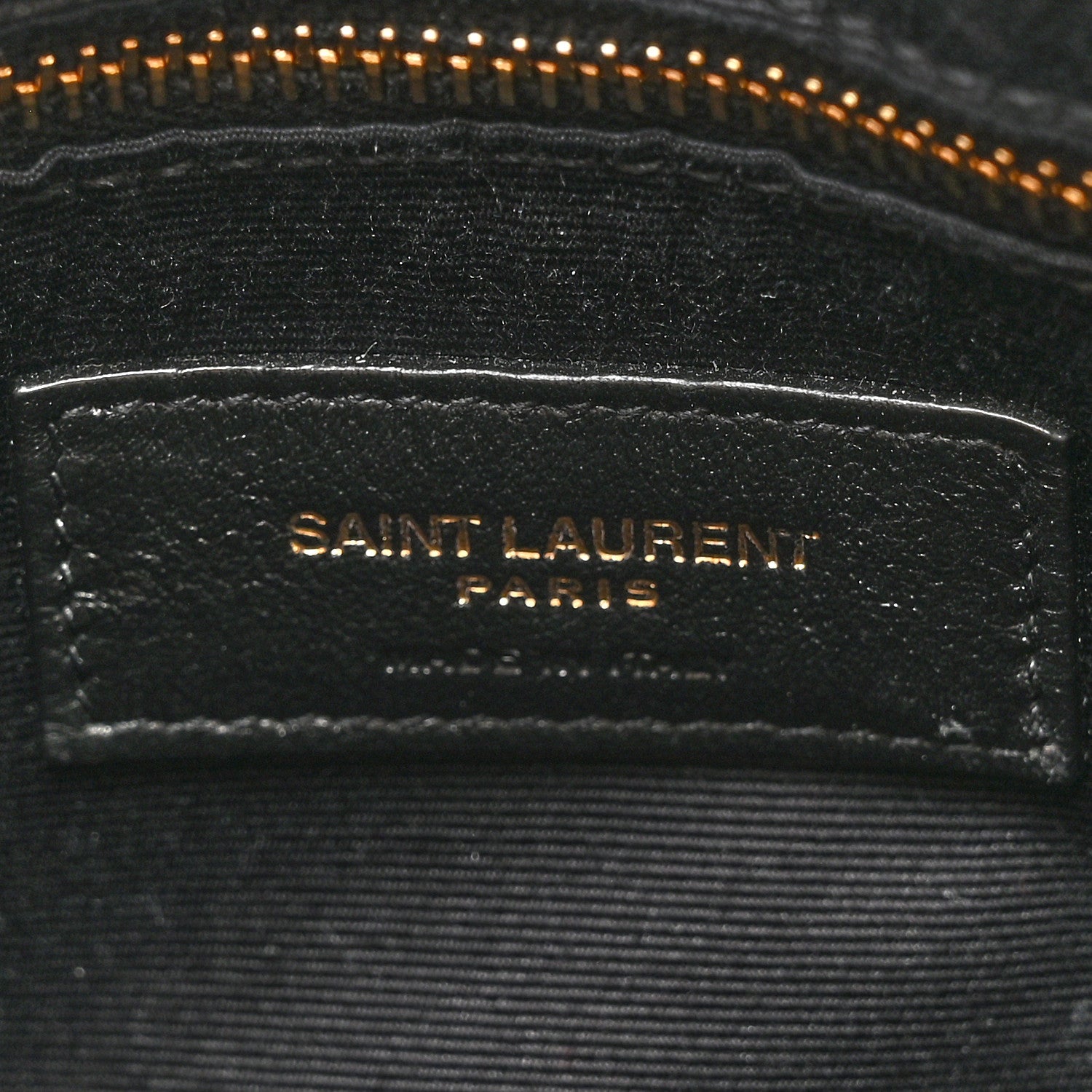 Saint Laurent Calfskin Y Quilted Monogram Medium Loulou Chain Satchel Dark Beige 7 of 14