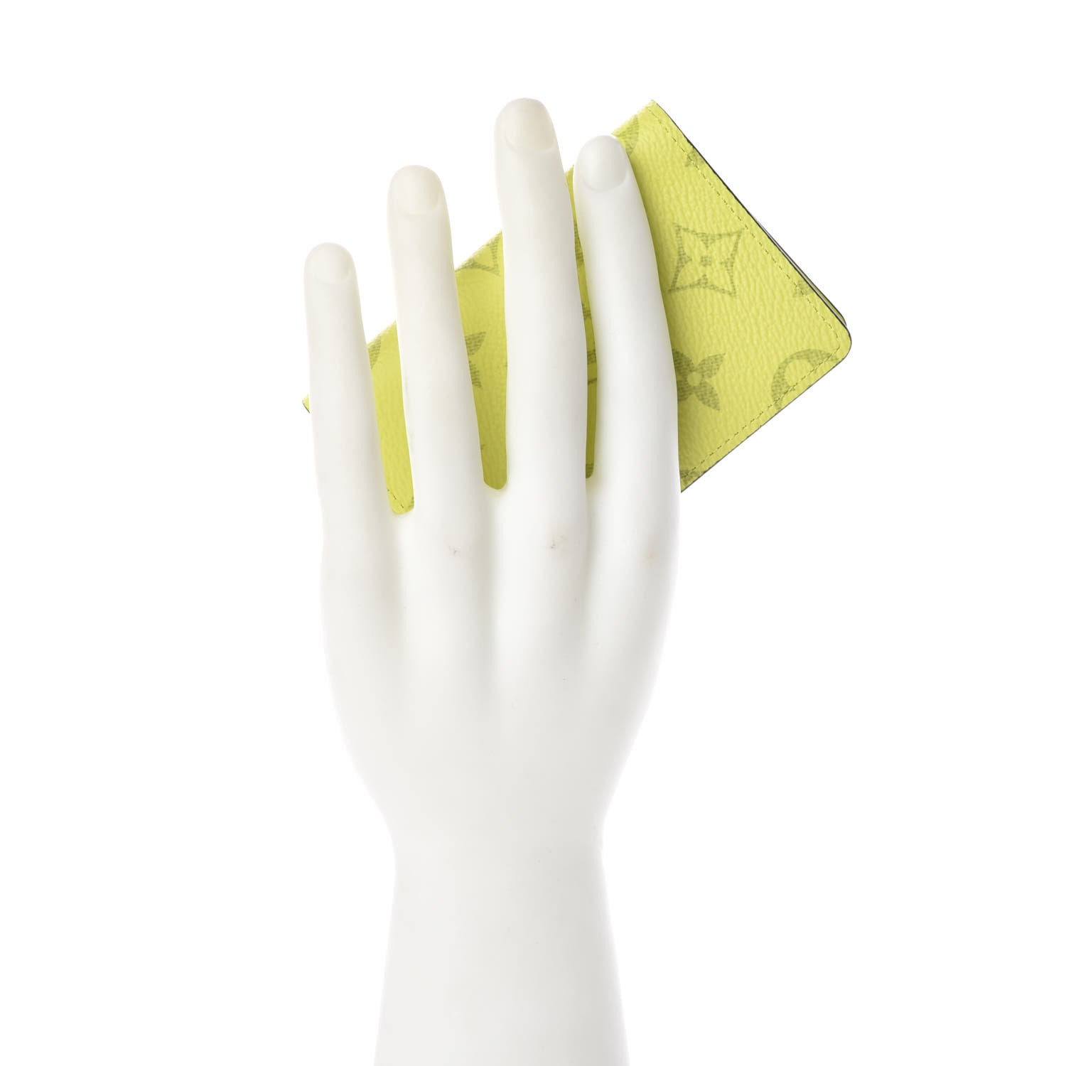 Louis Vuitton Monogram Taiga Pocket Organizer Yellow 2 of 7