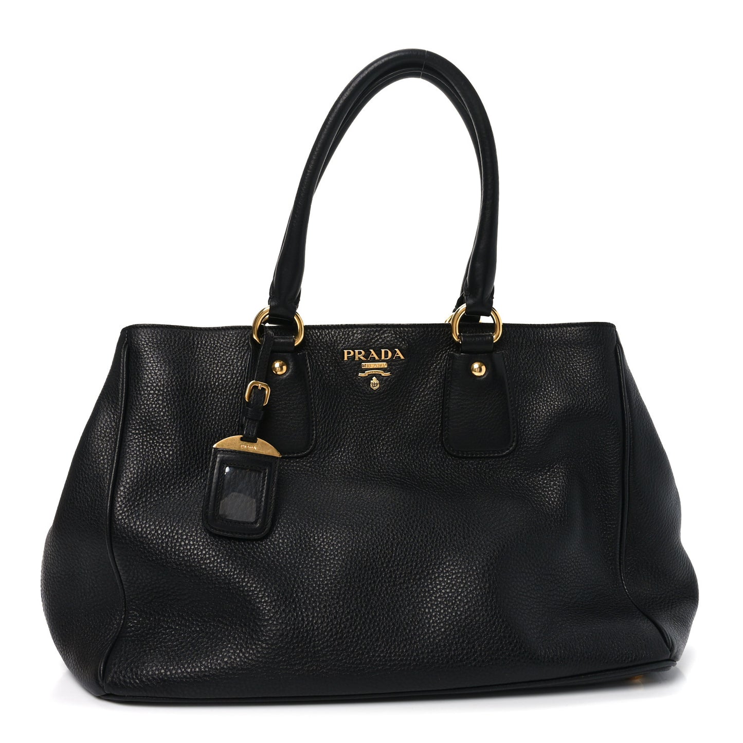 Vitello Daino Tote Black