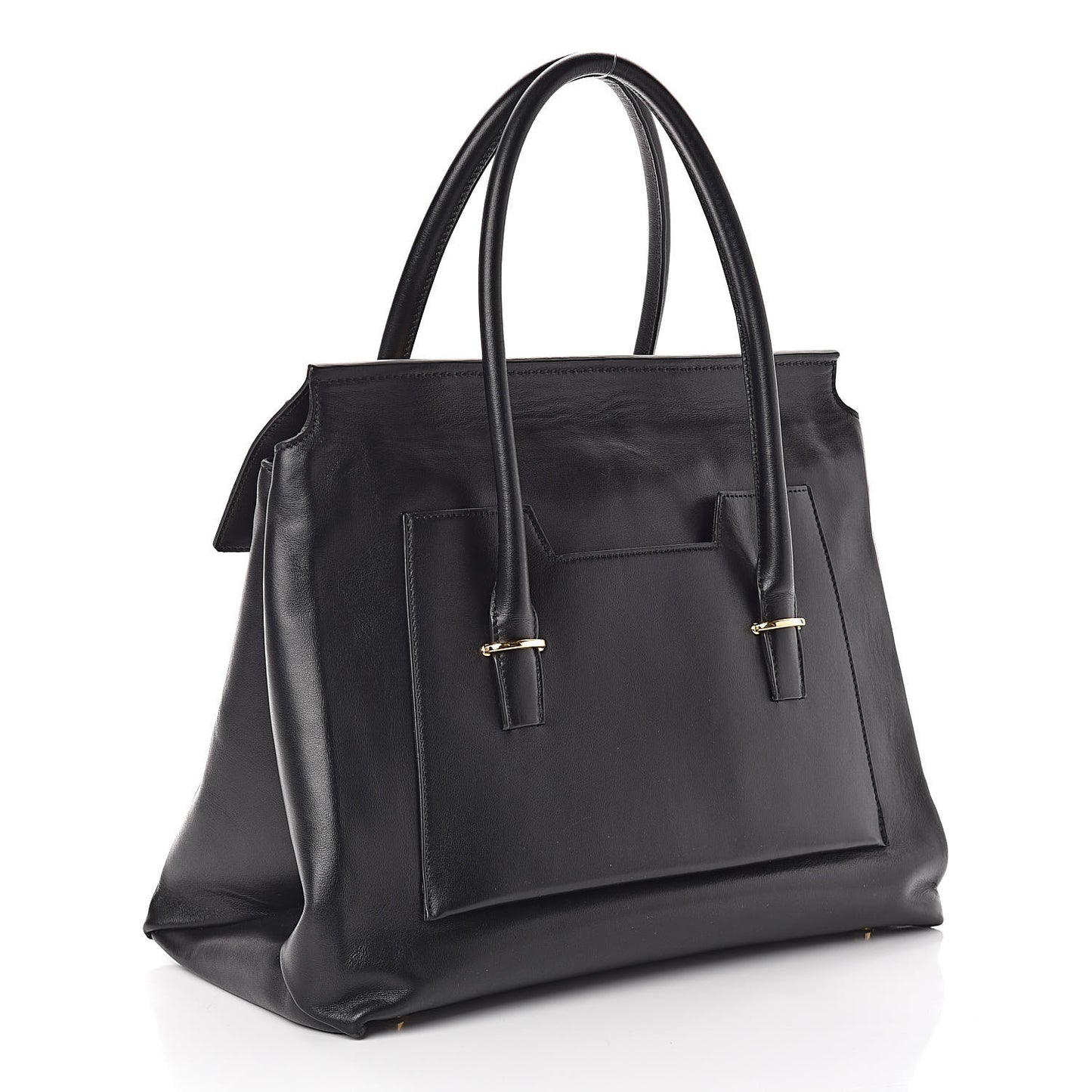 Smooth Calfskin Large Icon Bag Black