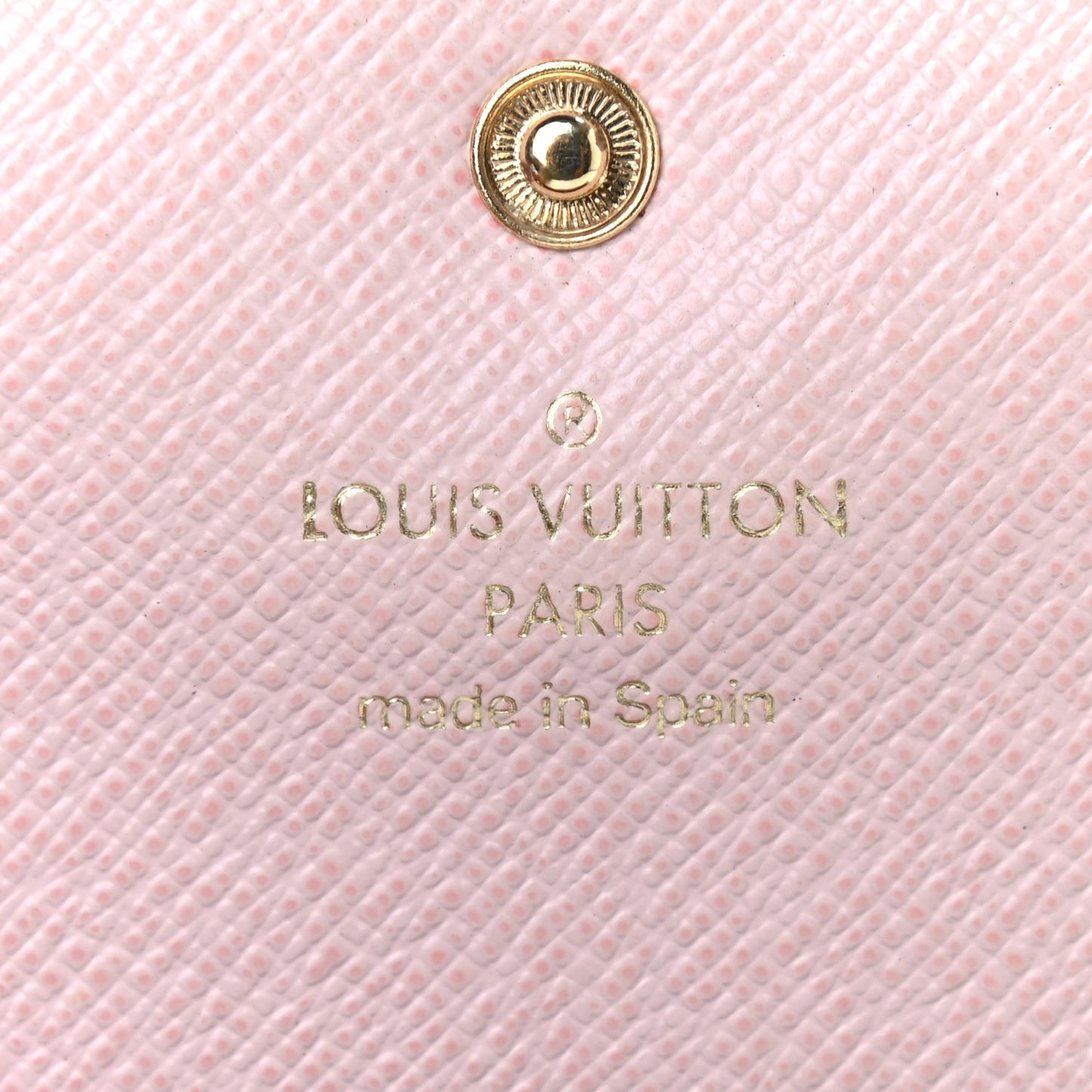 Monogram Emilie Wallet Rose Ballerine