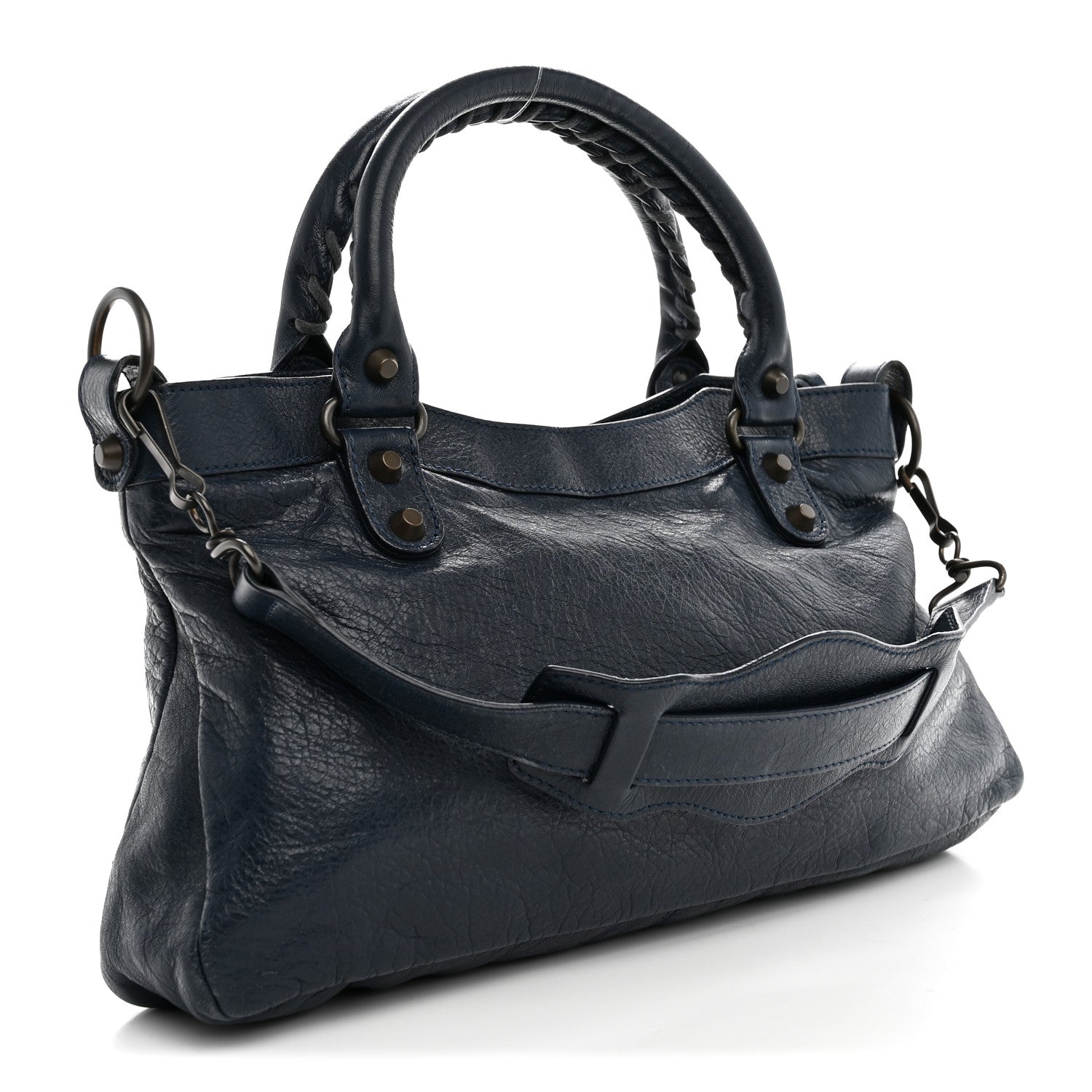 Balenciaga Agneau Classic Hardware First Bleu Obscur 4 of 11