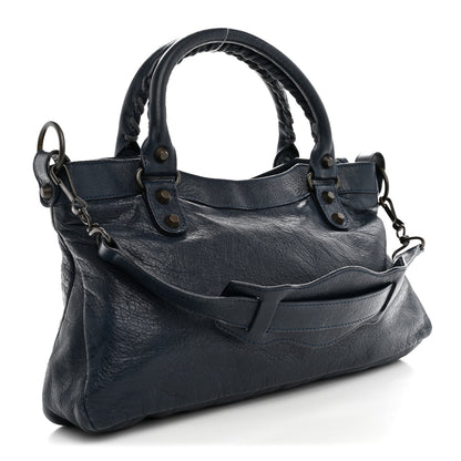 Balenciaga Agneau Classic Hardware First Bleu Obscur 4 of 11