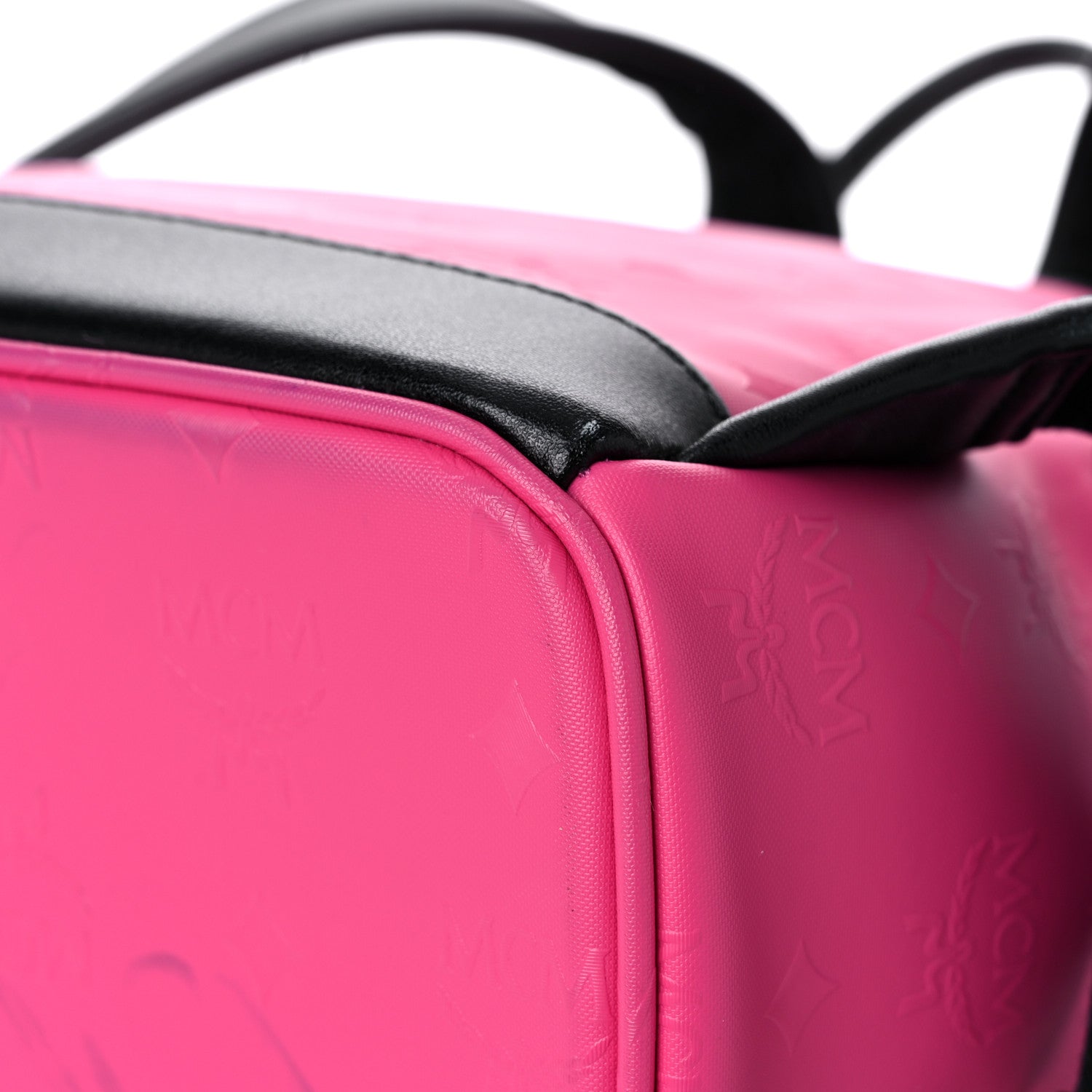 MCM Odeon Studded Small Backpack Beetroot Pink 14 of 20