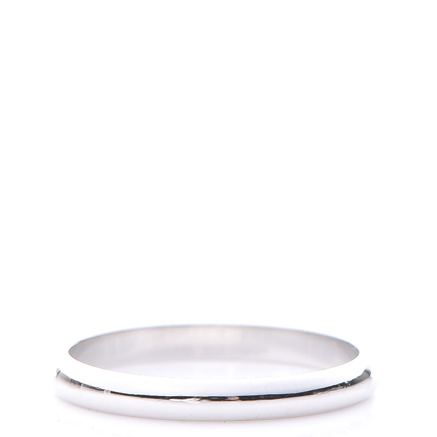 Tiffany Platinum 2mm Lucida Band Ring 46.8 4 3 of 5