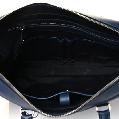 Burberry London Calfskin Ainsworth Briefcase Navy 4 of 4