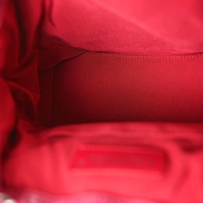 Chanel Aged Calfskin Chevron Quilted Small Gabrielle Backpack Dark Pink 5 of 10