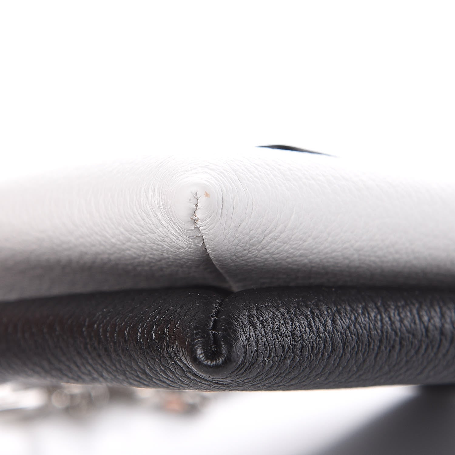Givenchy Calfskin Duetto Pouch Black White 8 of 11