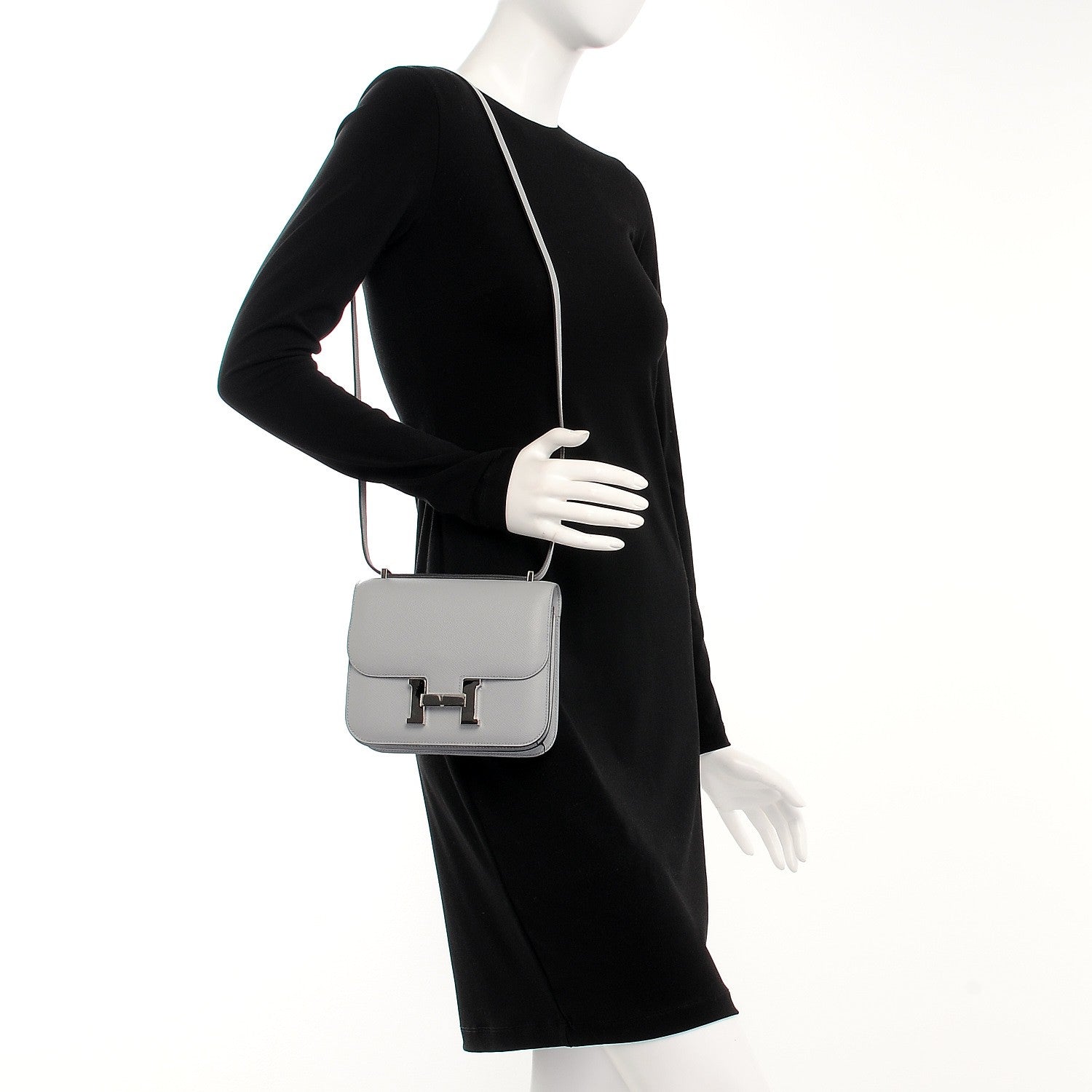 Hermes Epsom Constance 18 Bleu Glacier 2 of 15