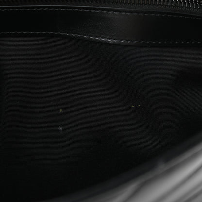 Saint Laurent Calfskin Y Quilted Monogram Medium Loulou Chain Satchel Black 10 of 13