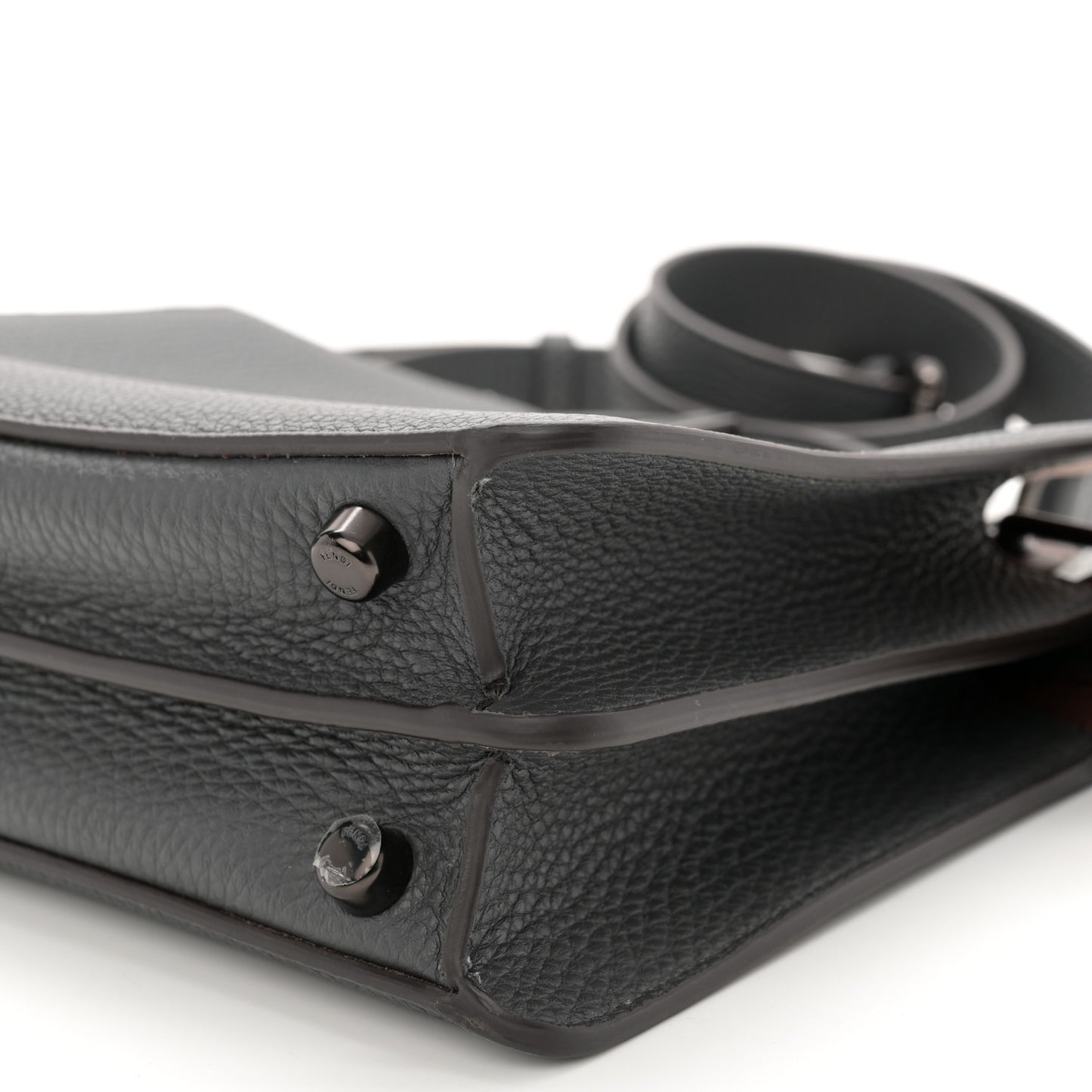Cuoio Romano Vitello Cover Monochrome Peekaboo I SEE U Satchel