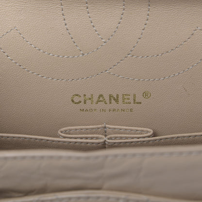 Chanel Distressed Patent Quilted 2.55 Reissue 226 Flap Beige 8 of 12