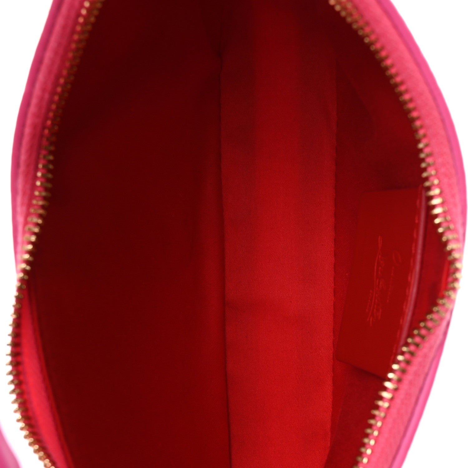 Christian Louboutin Calfskin Gomme Mini Loubila Chain Shoulder Bag Fluo Pink 5 of 12