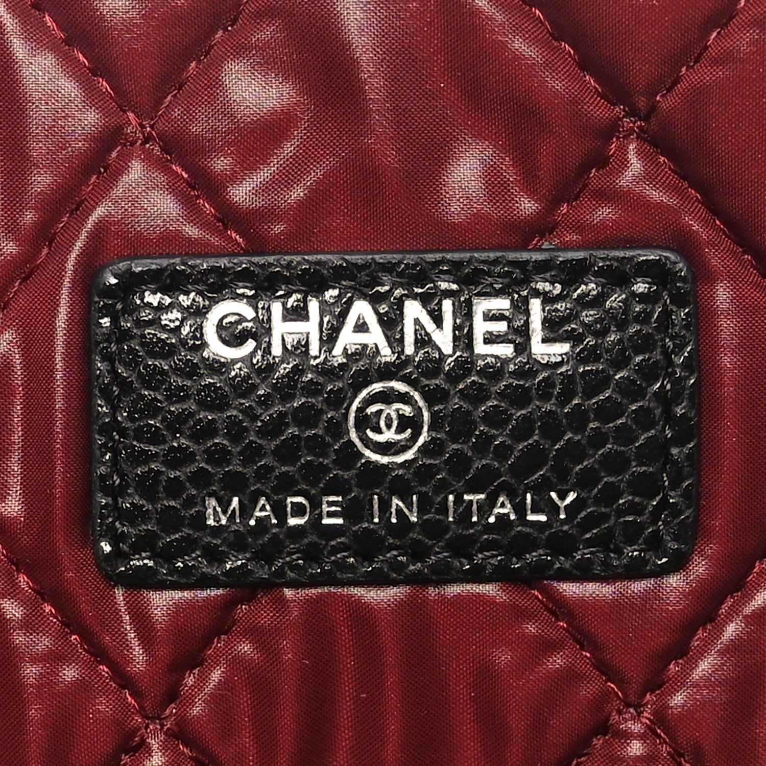 Chanel Caviar Quilted Large Cosmetic Case Black 6 of 11