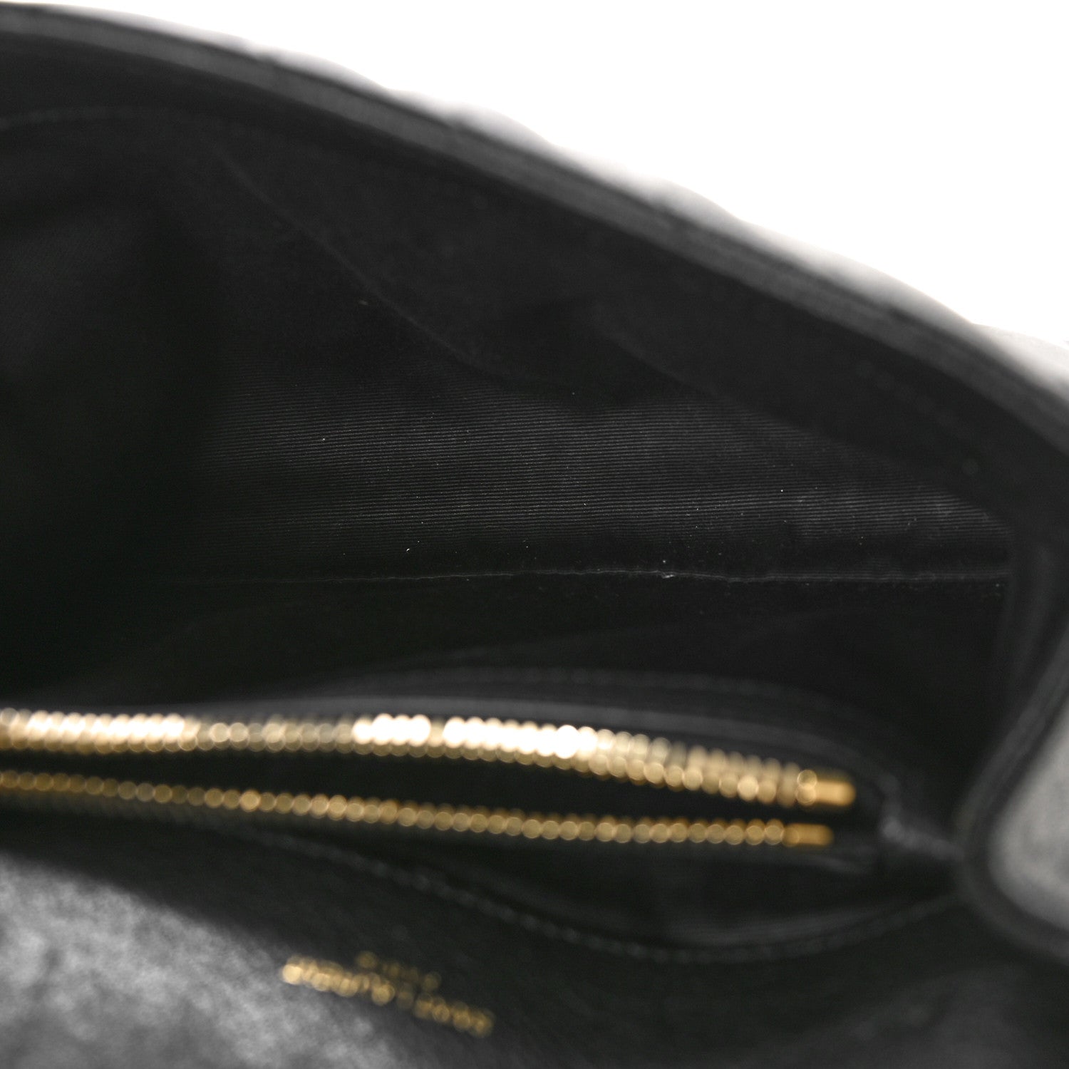 Saint Laurent Sheepskin Matelasse Chevron Monogram Medium College Bag Black 5 of 8