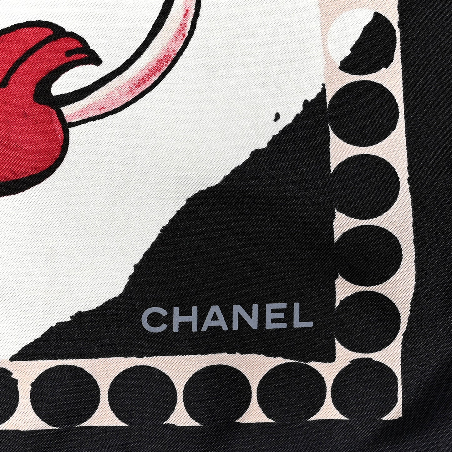Silk Dragon CC Scarf Black