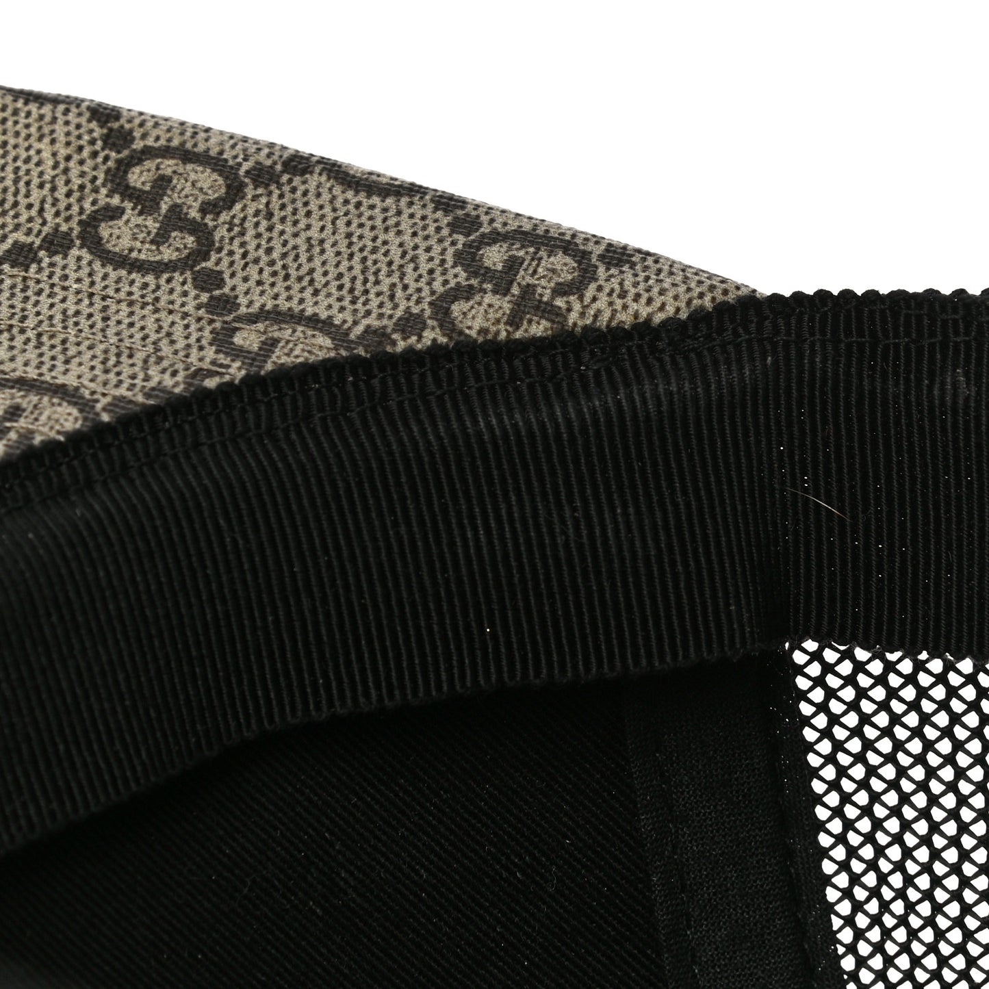 GG Supreme Monogram Kingsnake Print Baseball Hat L 59 Beige