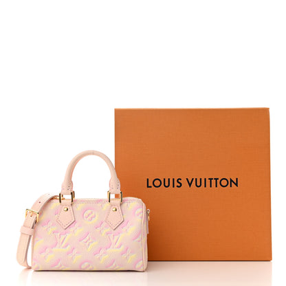 Louis Vuitton Empreinte Monogram Summer Stardust Nano Speedy Pink 10 of 10