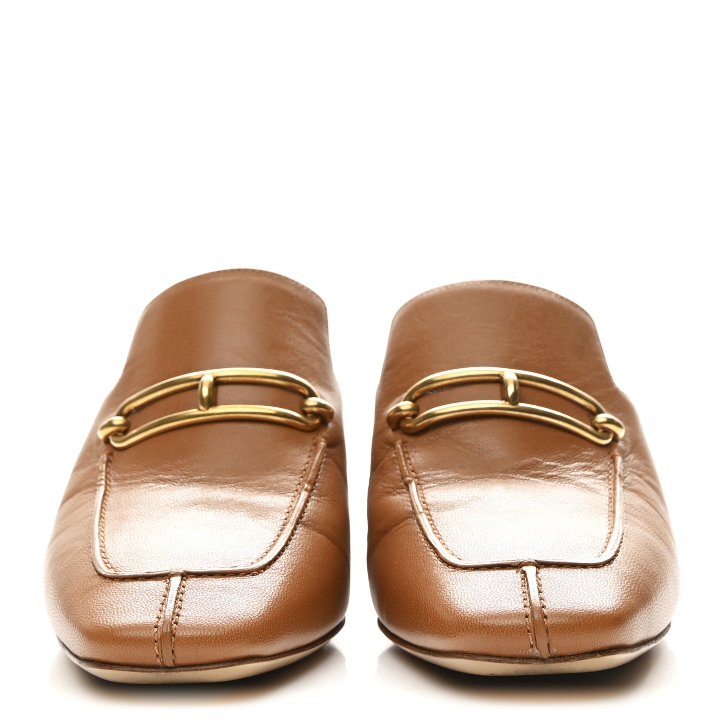 Goatskin Womens Gisele 60 Mules 38 Naturel