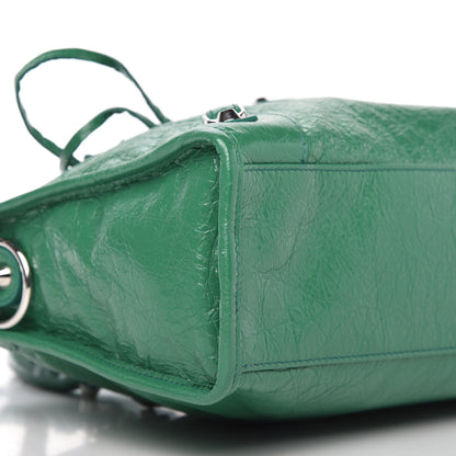 Balenciaga Agneau Classic Silver Hardware S City Magic Green 6 of 9