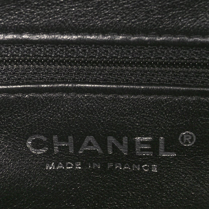 Chanel Satin Quilted Timeless Clutch Black 6 of 11