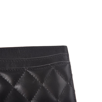 Chanel Lambskin Quilted Card Holder Black 9 of 13