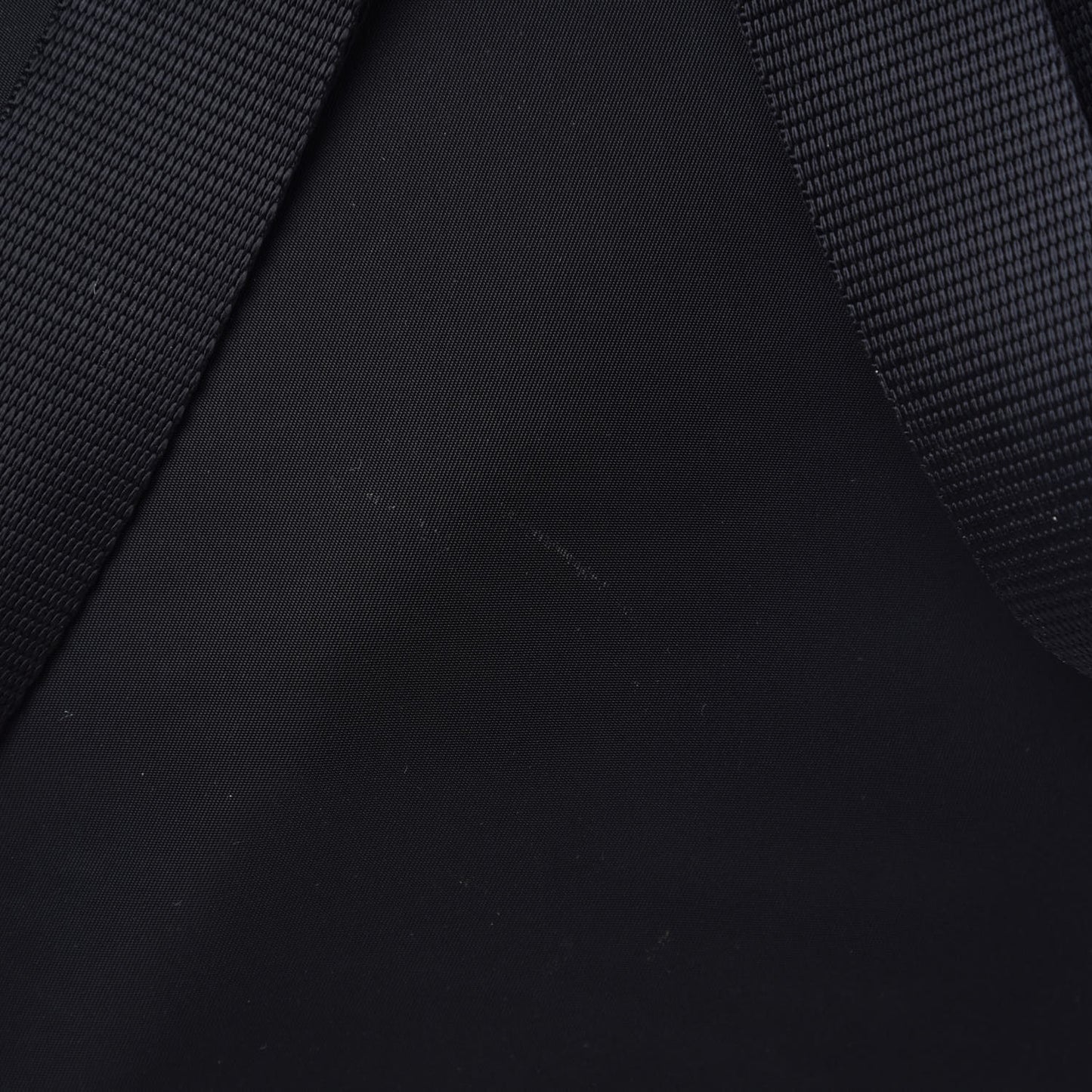 Nylon Vela Saffiano Backpack Black