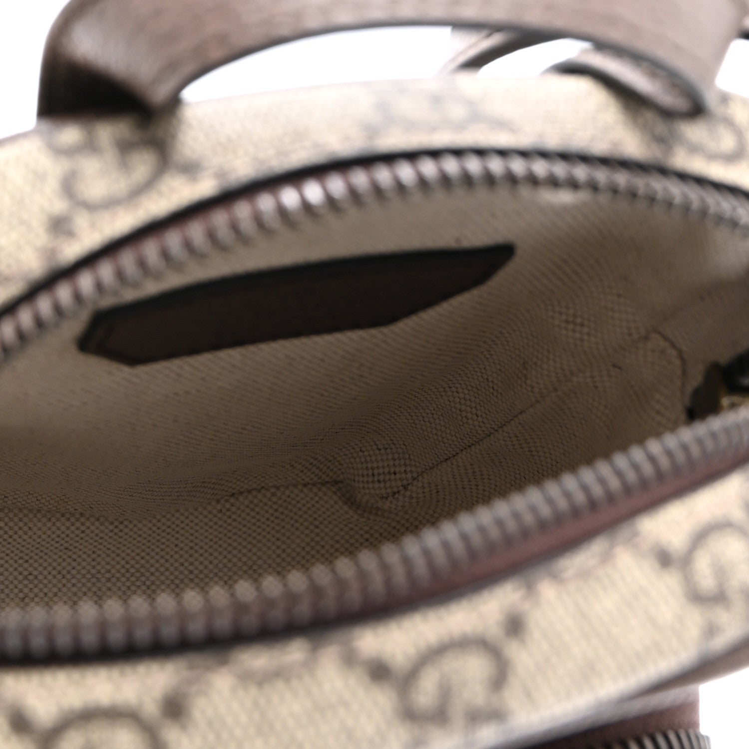 Gucci GG Supreme Monogram Web Mini Ophidia Double Zip Messenger Bag Beige New Acero 5 of 11