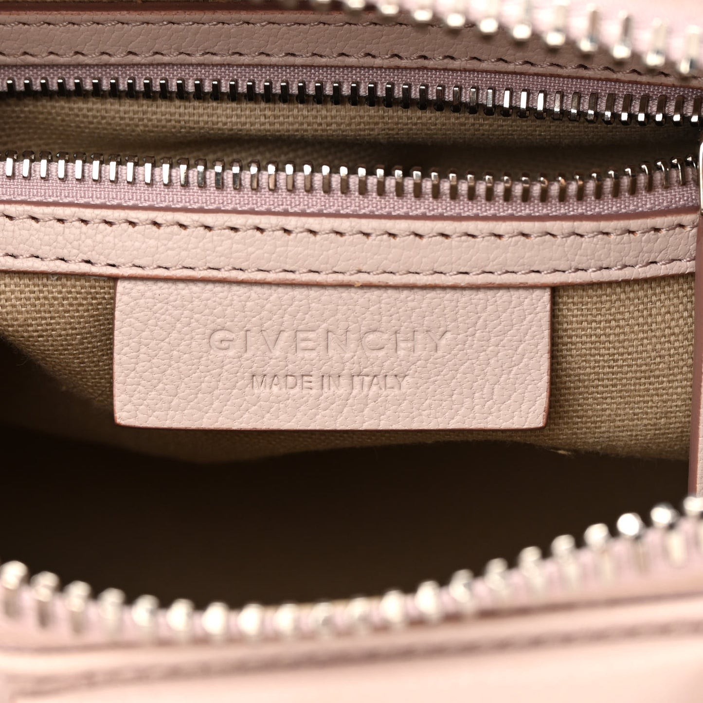 Sugar Goatskin Mini Antigona Pale Pink